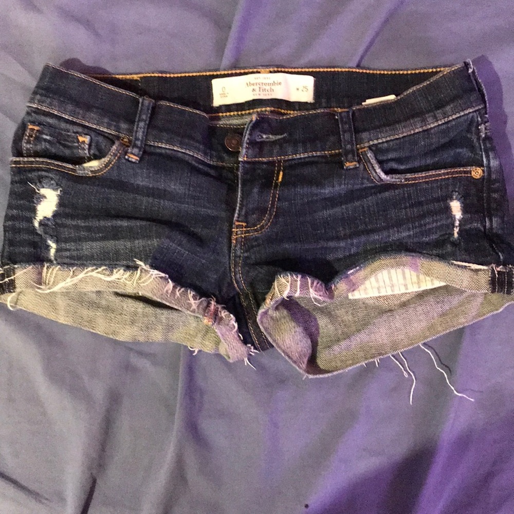 Abercrombie jean shorts